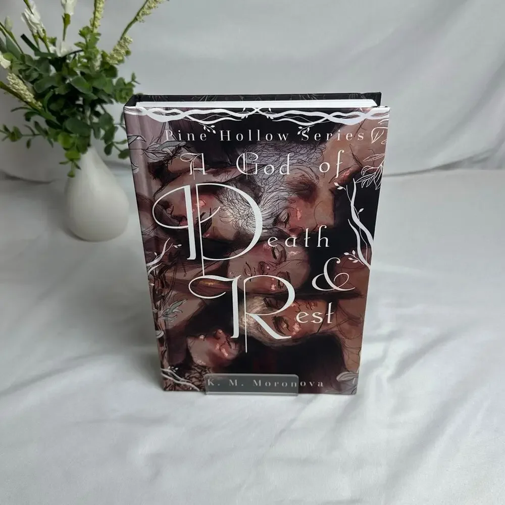SIGNED A God of Death & Rest K.M. Moronova OOP Hardcover Pine Hollow #2